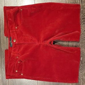❤️ LAUREN RALPH LAUREN CORDUROY SLIM ANKLE PANTS/JEANS, 10 (30)